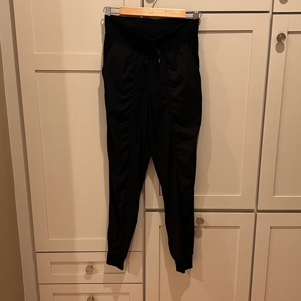 Black Lululemon Dance Studio mid rise jogger size 4